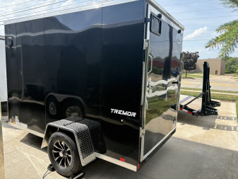 New 2025 Impact Trailers 6'X10' TREMOR BLACK RAMP DOOR CARGO Cargo / Enclosed Trailer