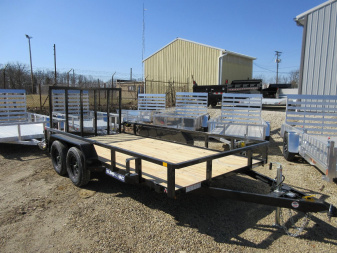 New 2025 SURE-TRAC 7X14 TUBE TOP 7K Utility Trailer