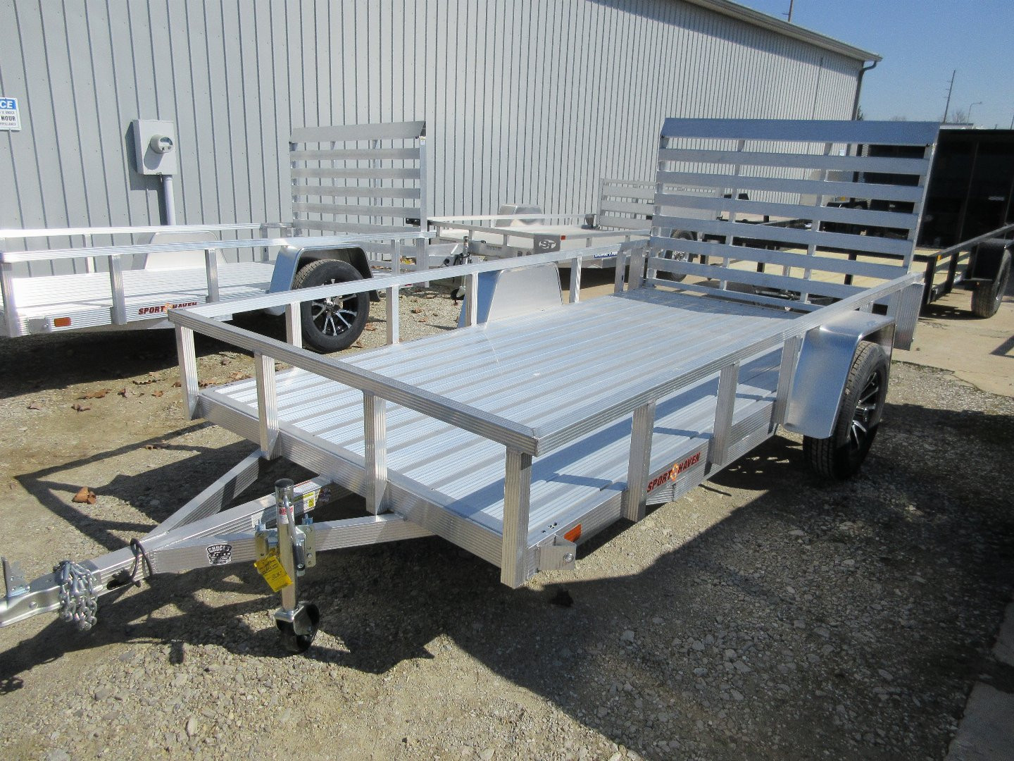 New Sport Haven 6'X12' DELUXE ALUMINUM Utility Trailer