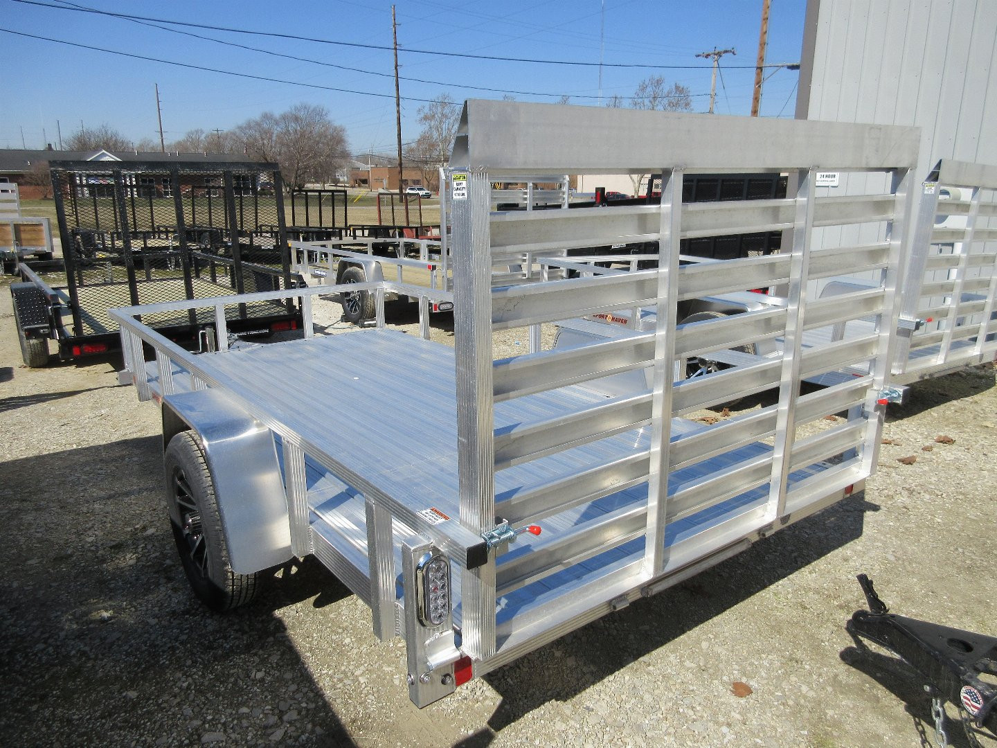 New Sport Haven 6'X12' DELUXE ALUMINUM Utility Trailer