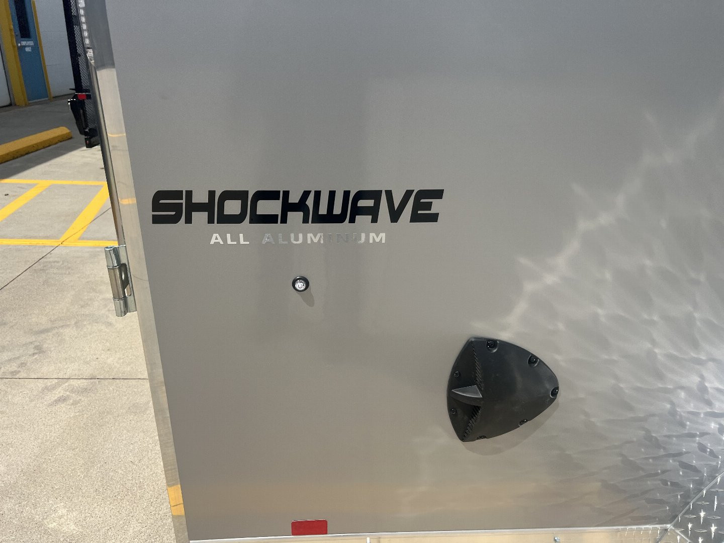 New 2025 Impact Trailers 7'X16' ALL ALUMINUM SHOCKWAVE RAMP DOOR SILVER Cargo / Enclosed Trailer