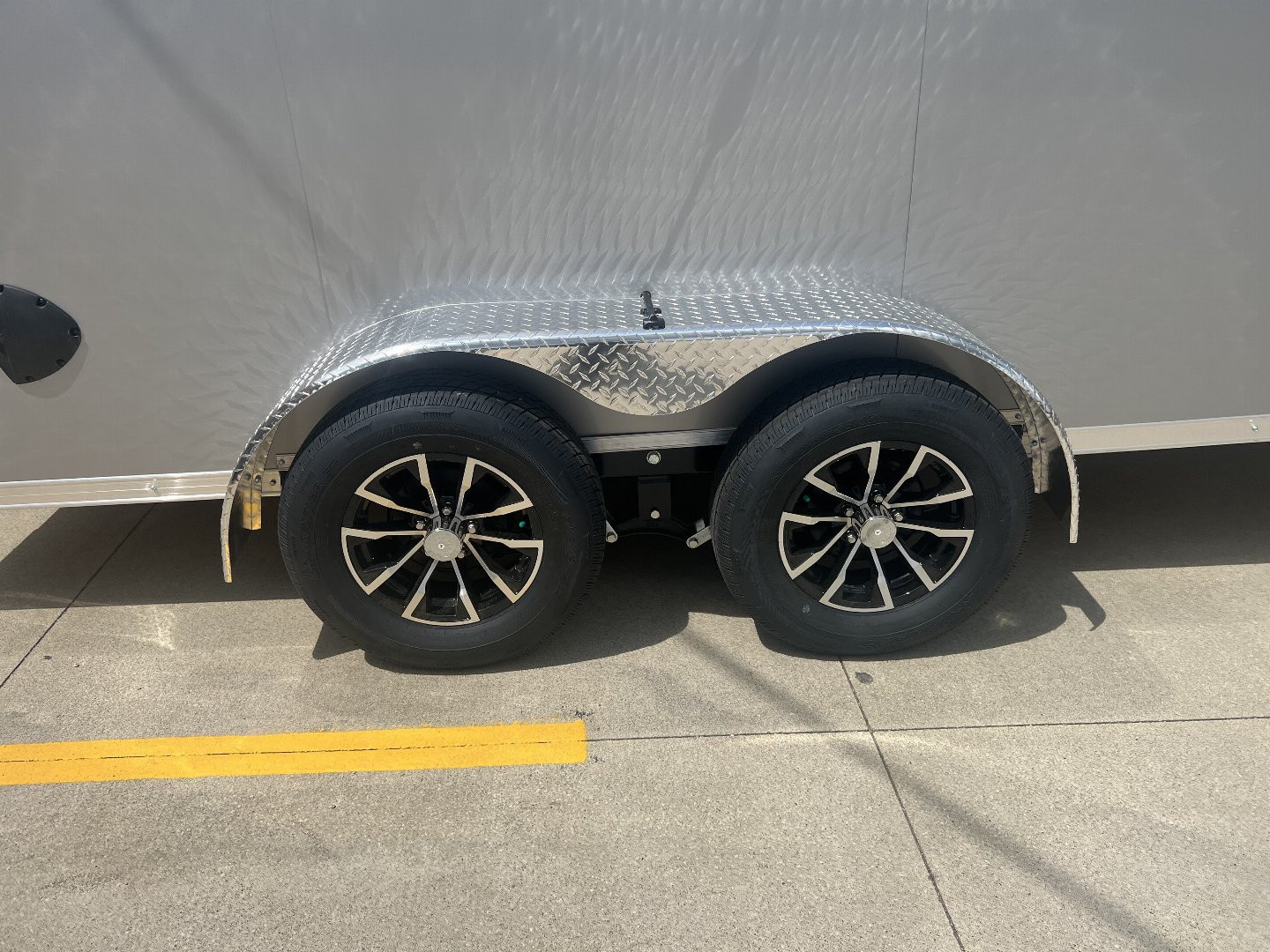 New 2025 Impact Trailers 7'X16' ALL ALUMINUM SHOCKWAVE RAMP DOOR SILVER Cargo / Enclosed Trailer