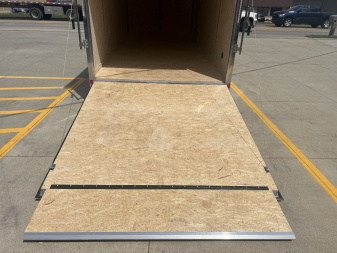 New 2025 Impact Trailers 7'X16' ALL ALUMINUM SHOCKWAVE RAMP DOOR SILVER Cargo / Enclosed Trailer