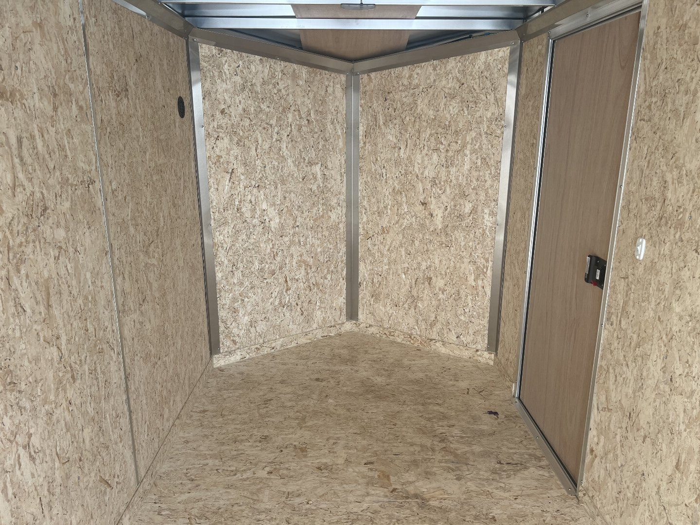 New 2025 Impact Trailers 6'X12' ALL ALUMINUM SHOCKWAVE RAMP DOOR SILVER Cargo / Enclosed Trailer