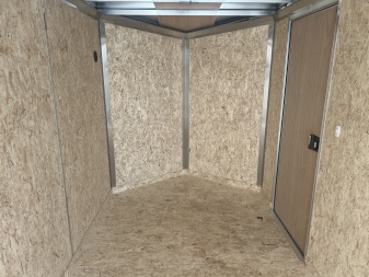 New 2025 Impact Trailers 6'X12' ALL ALUMINUM SHOCKWAVE RAMP DOOR SILVER Cargo / Enclosed Trailer