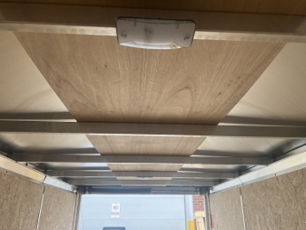 New 2025 Impact Trailers 6'X12' ALL ALUMINUM SHOCKWAVE RAMP DOOR SILVER Cargo / Enclosed Trailer