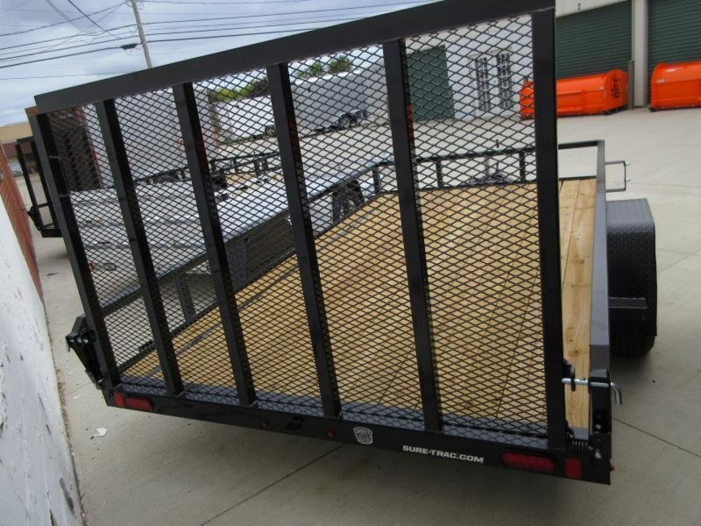 New 2025 Sure-Trac 7 x 12 Tube Top Utility Trailer 5K Brake