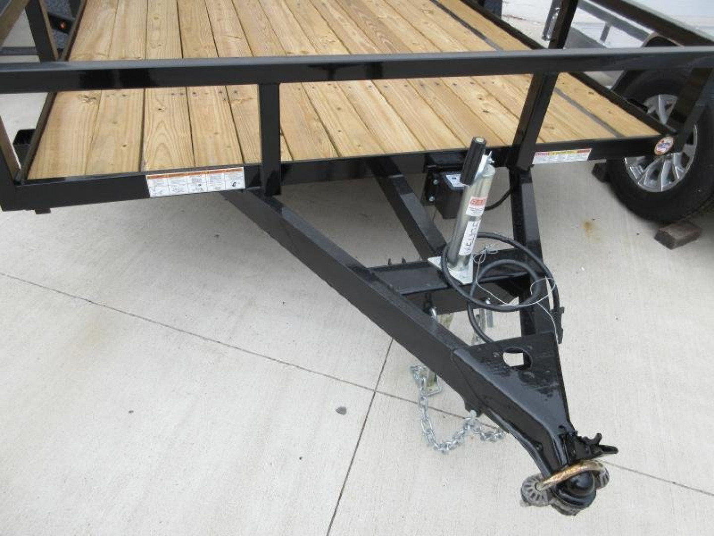 New 2025 Sure-Trac 7 x 12 Tube Top Utility Trailer 5K Brake