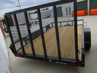 New 2025 Sure-Trac 7 x 12 Tube Top Utility Trailer 5K Brake