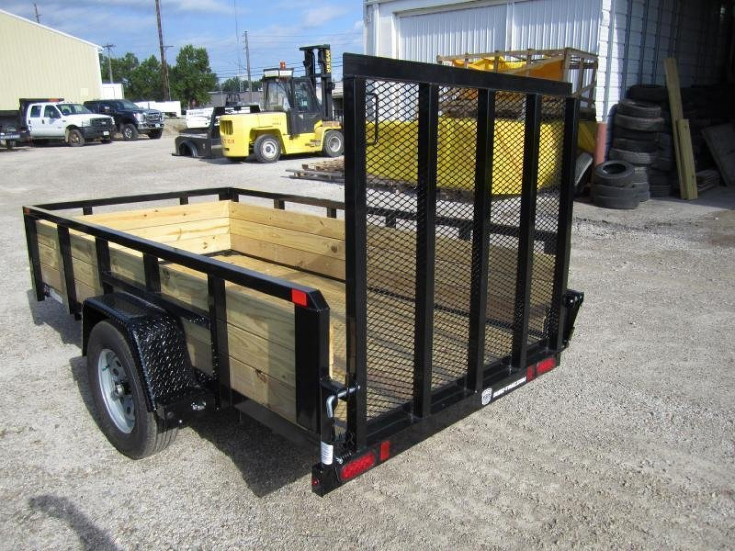 New Sure-Trac 5 x 10 Tube Top Three Board Trailer  3K