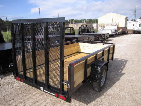 New Sure-Trac 5 x 10 Tube Top Three Board Trailer  3K