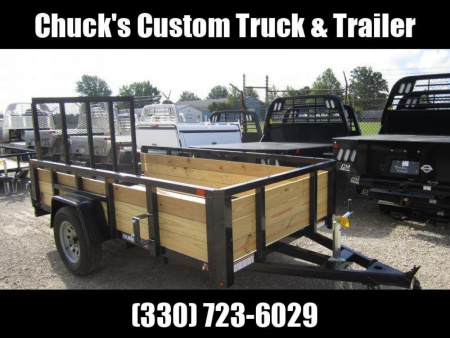 New Sure-Trac 5 x 10 Tube Top Three Board Trailer  3K