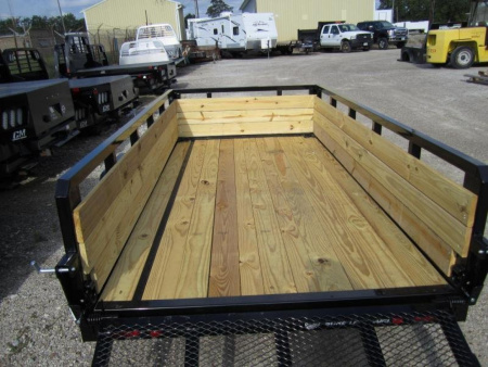 New Sure-Trac 5 x 10 Tube Top Three Board Trailer  3K