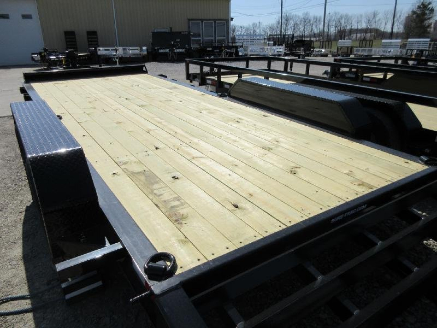 New Sure-Trac 7 x 20 (17+3) Pro Series 15.4K Beam Implement Trailer