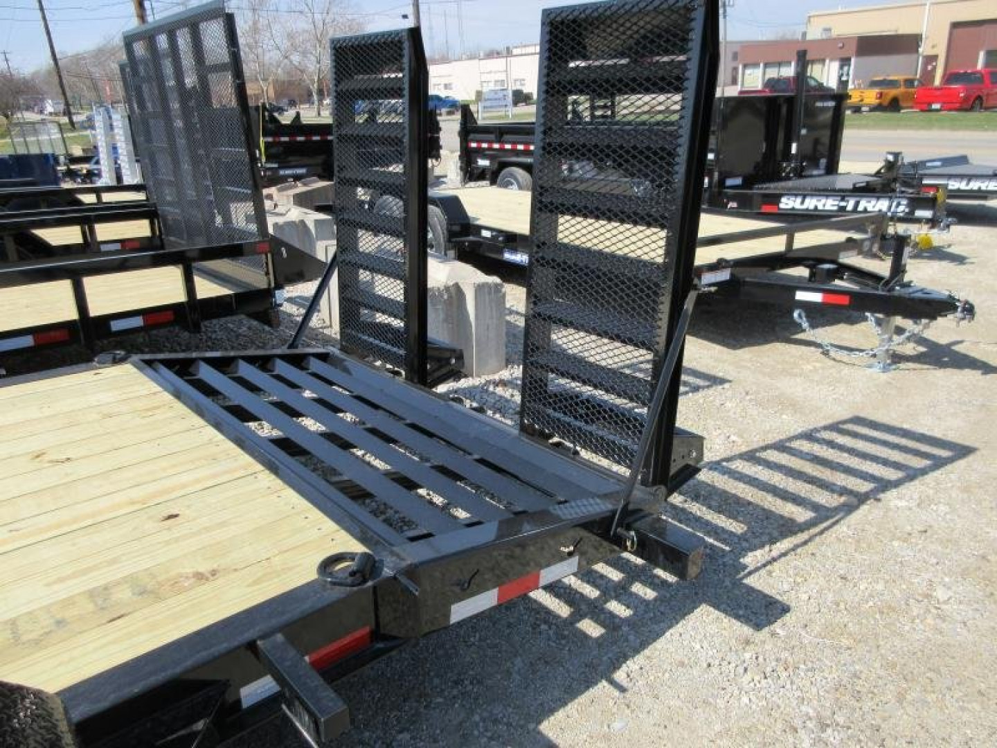 New Sure-Trac 7 x 20 (17+3) Pro Series 15.4K Beam Implement Trailer