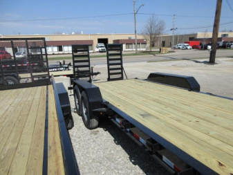 New Sure-Trac 7 x 20 (17+3) Pro Series 15.4K Beam Implement Trailer