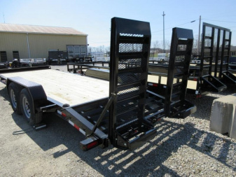 New Sure-Trac 7 x 20 (17+3) Pro Series 15.4K Beam Implement Trailer