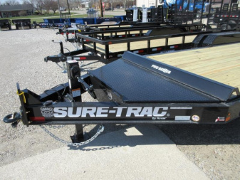 New Sure-Trac 7 x 20 (17+3) Pro Series 15.4K Beam Implement Trailer