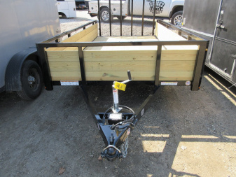New Sure-Trac 7 x 14 Tube Top Three Board Trailer  7K Tandem
