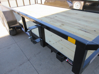 New 2025 SURE-TRAC 7X14 TUBE TOP 7K Utility Trailer WITH 5' GATE