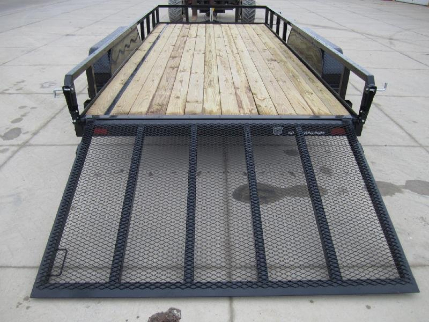 New Sure-Trac 7 X 16 Tube Top Utility 7K Tandem W/5' gate