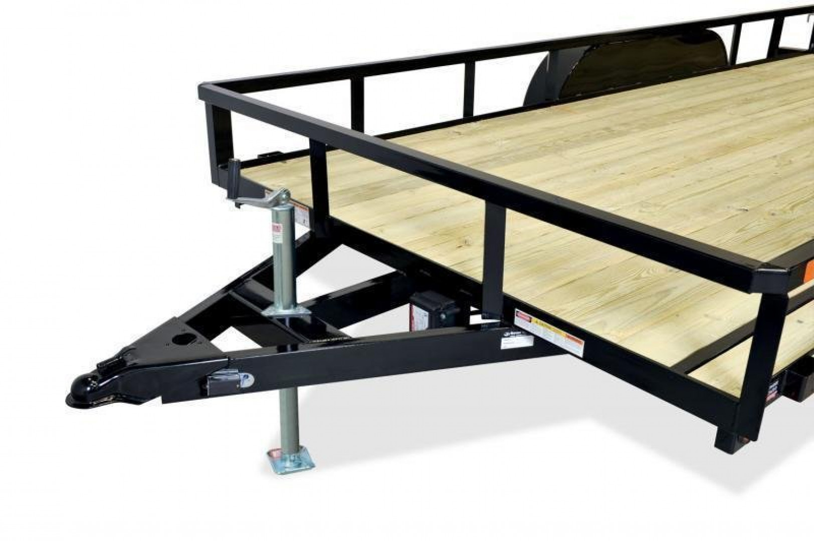 New Sure-Trac 7 X 16 Tube Top Utility 7K Tandem W/5' gate