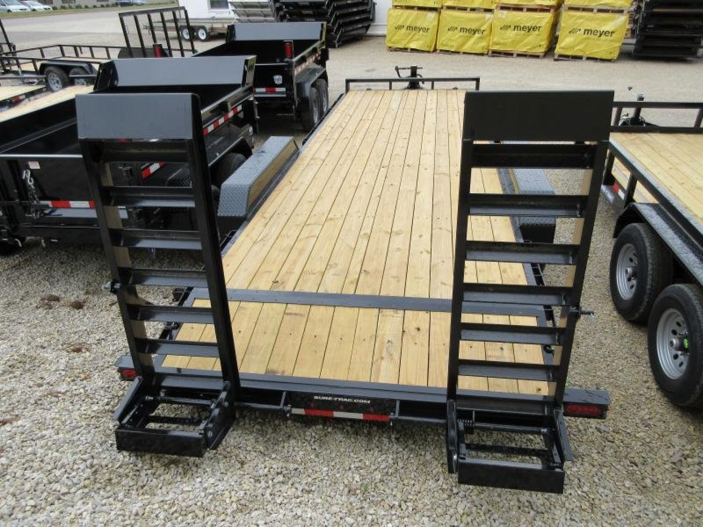 New Sure-Trac 7 x 22 (20+2) Equipment Trailer 14K