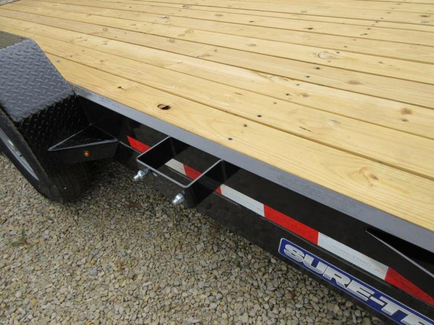 New Sure-Trac 7 x 22 (20+2) Equipment Trailer 14K