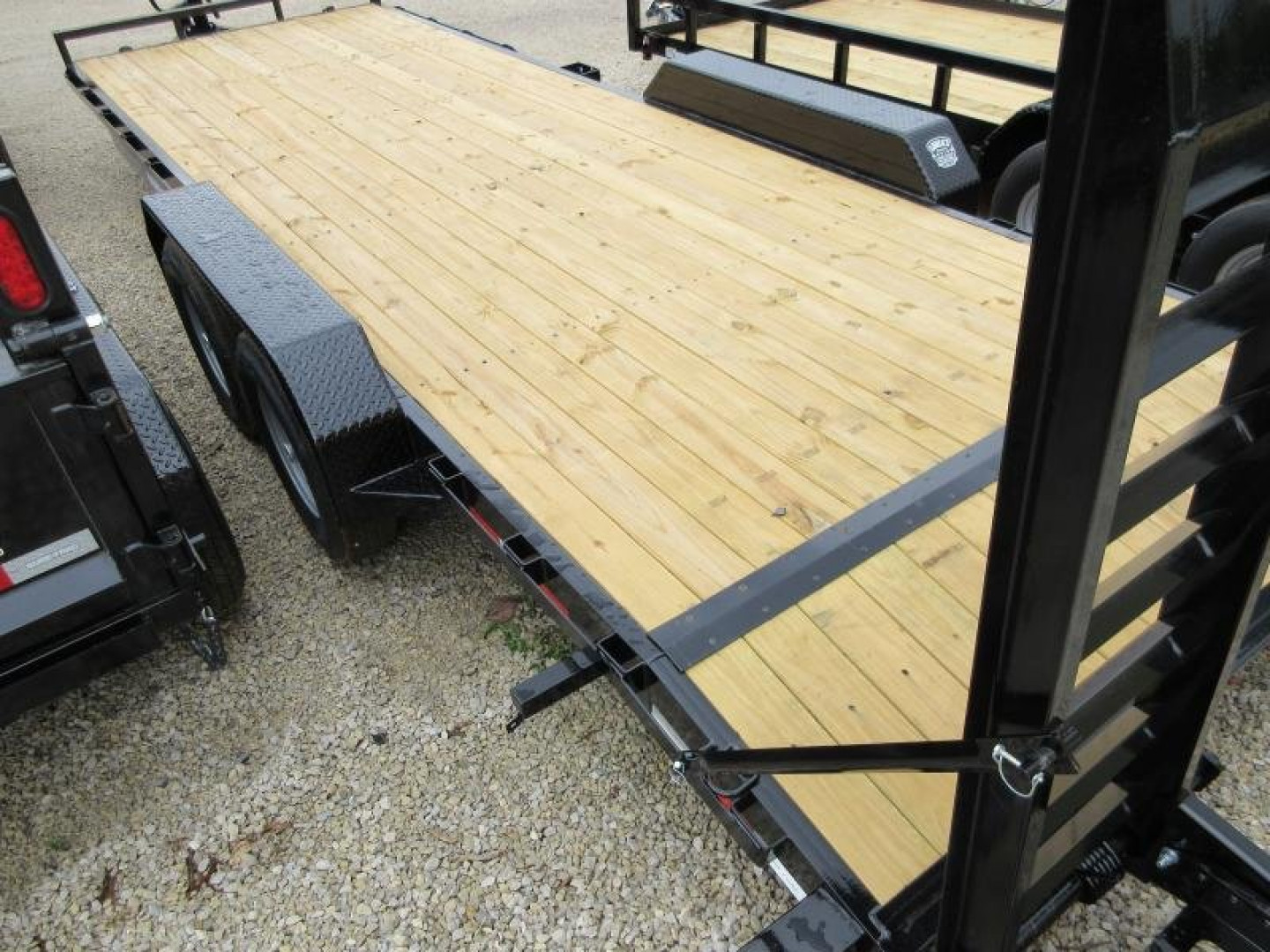 New Sure-Trac 7 x 22 (20+2) Equipment Trailer 14K