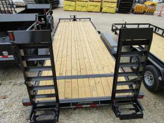 New Sure-Trac 7 x 22 (20+2) Equipment Trailer 14K