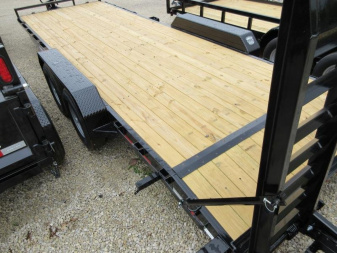 New Sure-Trac 7 x 22 (20+2) Equipment Trailer 14K