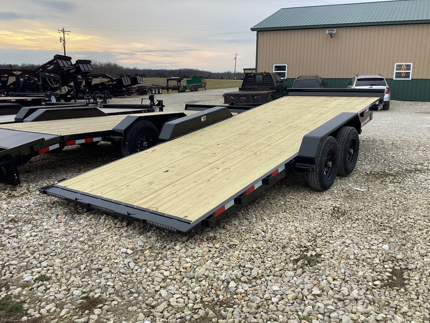 New 2025 H&H Trailers 82"X20' ELECTRIC TILT SPEED LOADER CAR HAULER Car Hauler