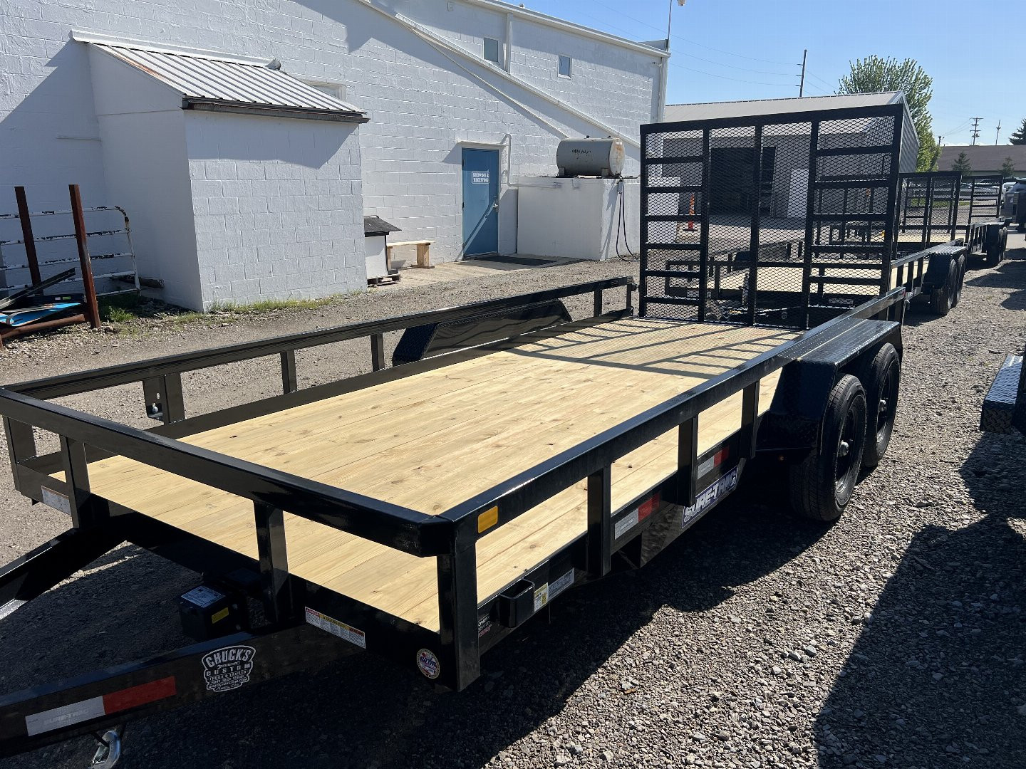 New Sure-Trac 7 X 16 Tube Top Utility 10K Tandem