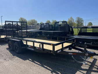 New Sure-Trac 7 X 16 Tube Top Utility 10K Tandem