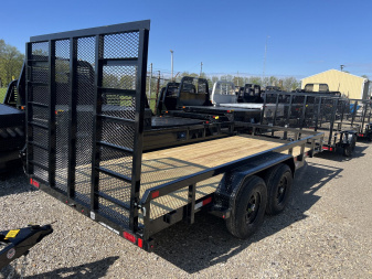 New Sure-Trac 7 X 16 Tube Top Utility 10K Tandem