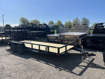 New 2025 Sure-Trac Utility Trailer 7X18 7K TUBE TOP