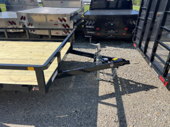 New 2025 Sure-Trac Utility Trailer 7X18 7K TUBE TOP