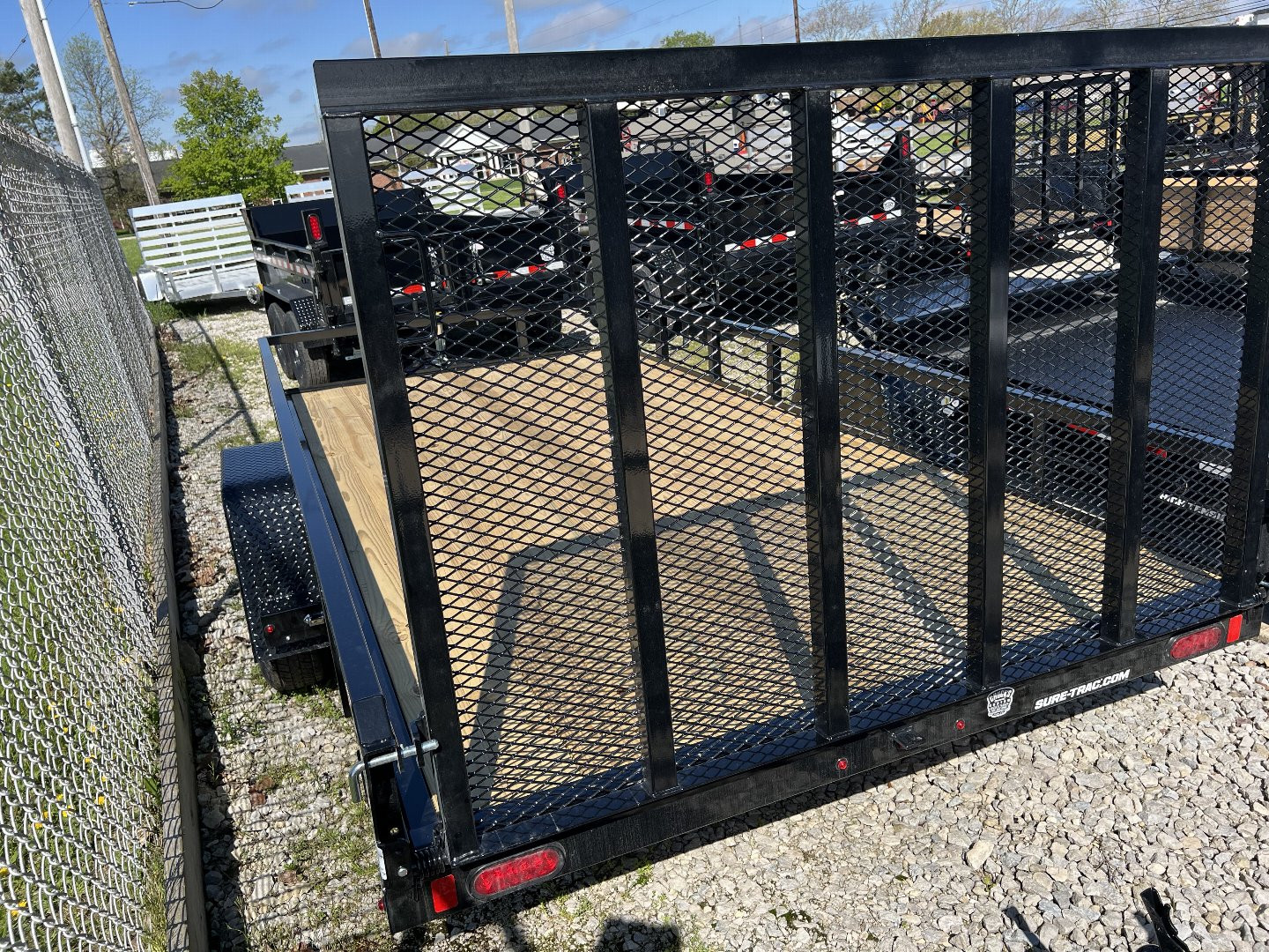 New 2025 SURE-TRAC 7X14 TUBE TOP 5K Utility Trailer