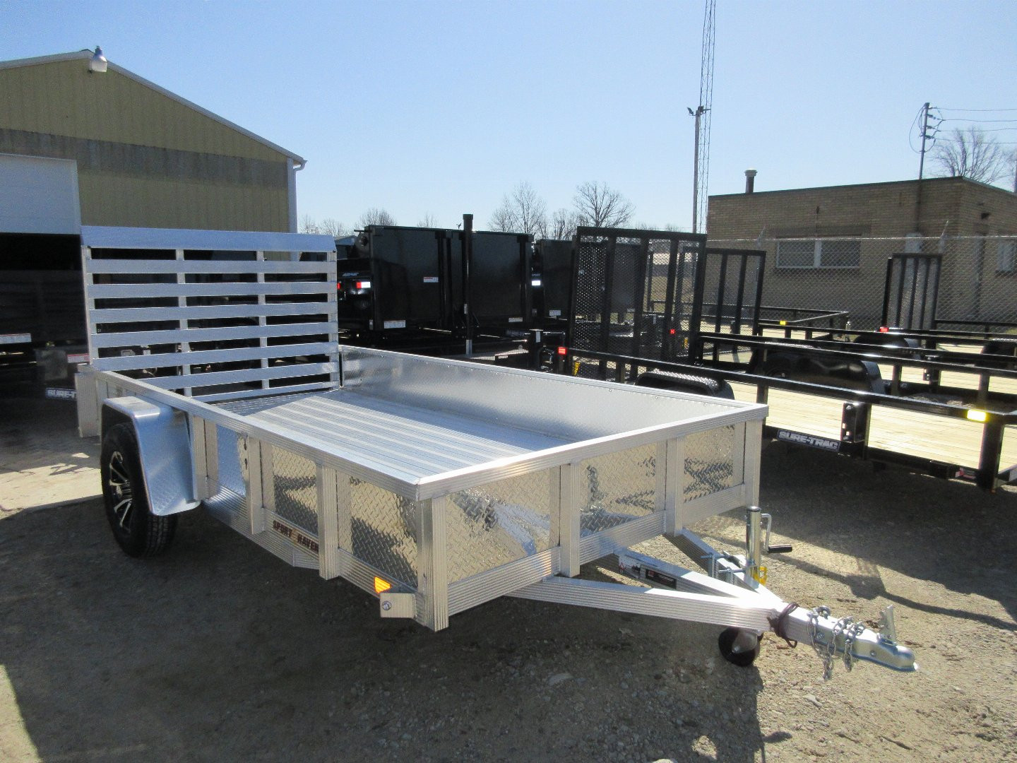 New Sport Haven 6'X12' DELUXE ALUMINUM Utility Trailer