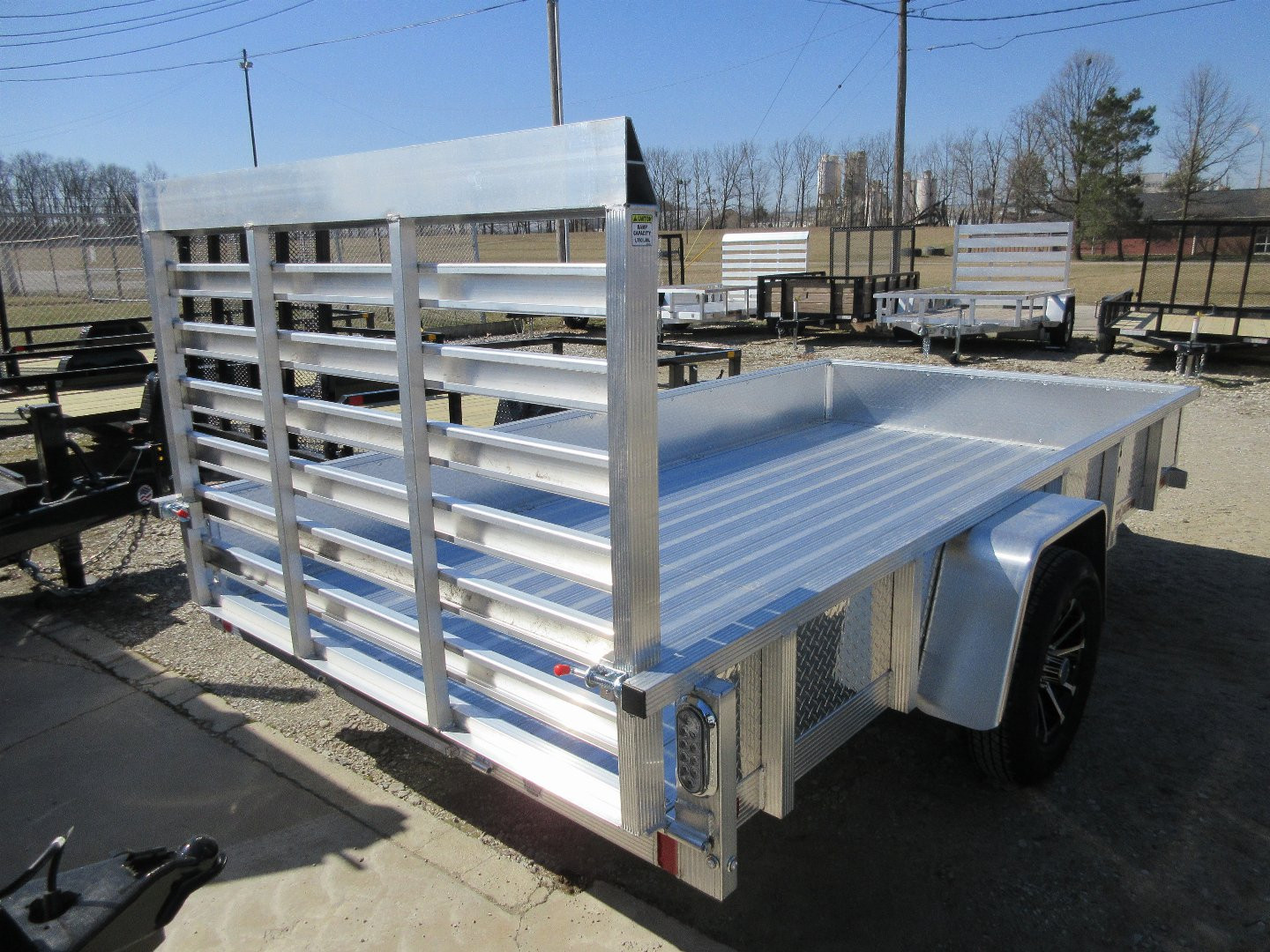 New Sport Haven 6'X12' DELUXE ALUMINUM Utility Trailer
