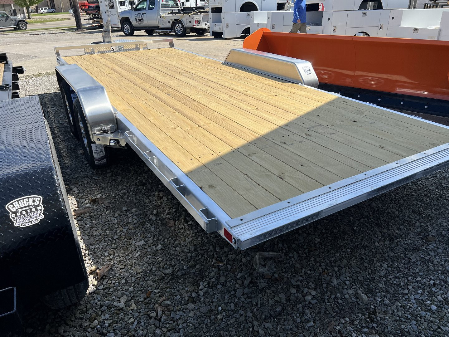 New 2025 SURE-TRAC 82 x 18 Aluminum Power Tilt 7K Car Hauler