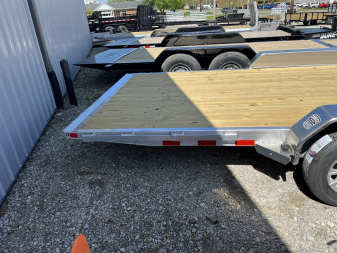 New 2025 SURE-TRAC 82 x 18 Aluminum Power Tilt 7K Car Hauler