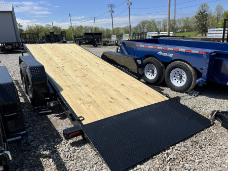 New Sure-Trac 7 x 18 Tilt Bed Equipment Trailer 14K