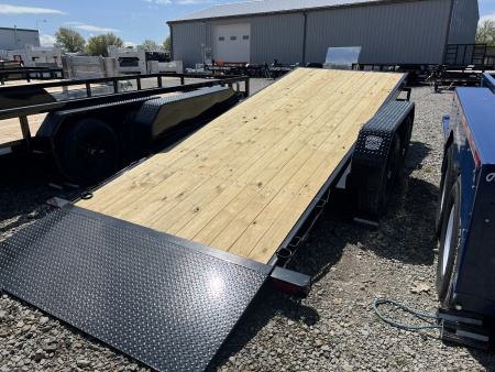 New Sure-Trac 7 x 18 Tilt Bed Equipment Trailer 14K