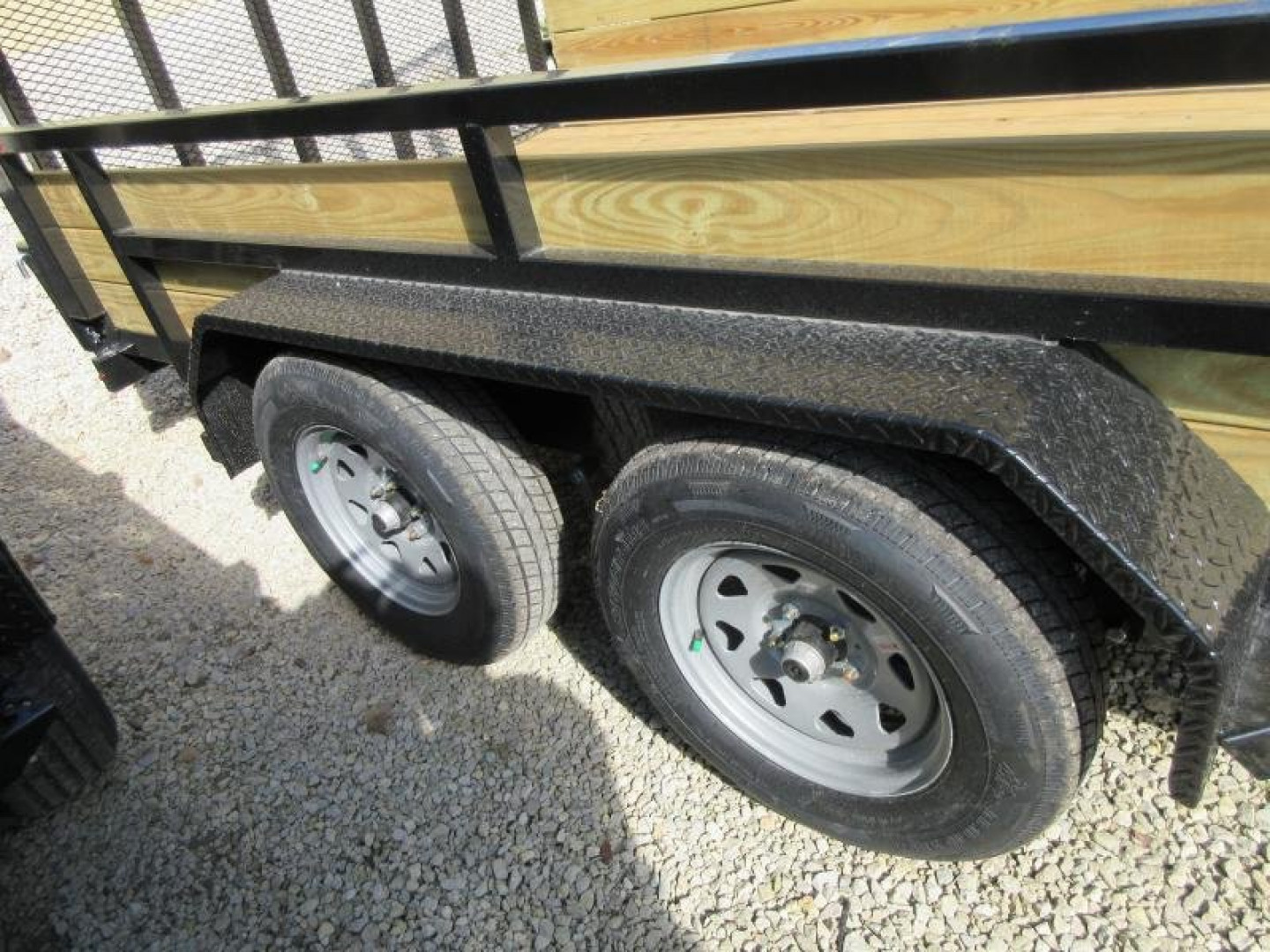 New Sure-Trac 7 x 16 Tube Top Three Board Trailer  7K Tandem