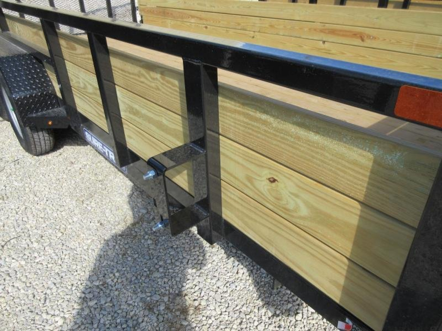 New Sure-Trac 7 x 16 Tube Top Three Board Trailer  7K Tandem