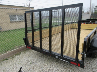 New Sure-Trac 7 x 16 Tube Top Three Board Trailer  7K Tandem