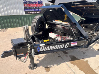 Used 2023 Diamond C Trailers 22' Tilt Deck Equipment Trailer