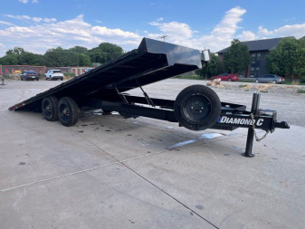 Used 2023 Diamond C Trailers 22' Tilt Deck Equipment Trailer
