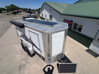 Used 2021 Arising Industries 6'X12' Overland Moto Cargo / Enclosed Trailer
